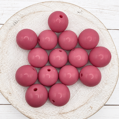 20mm Solid Color Beads