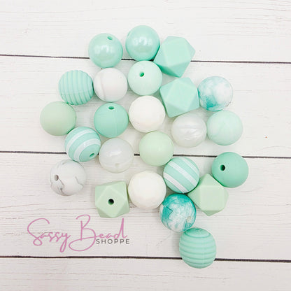 Mint Madness Silicone Bead Mix