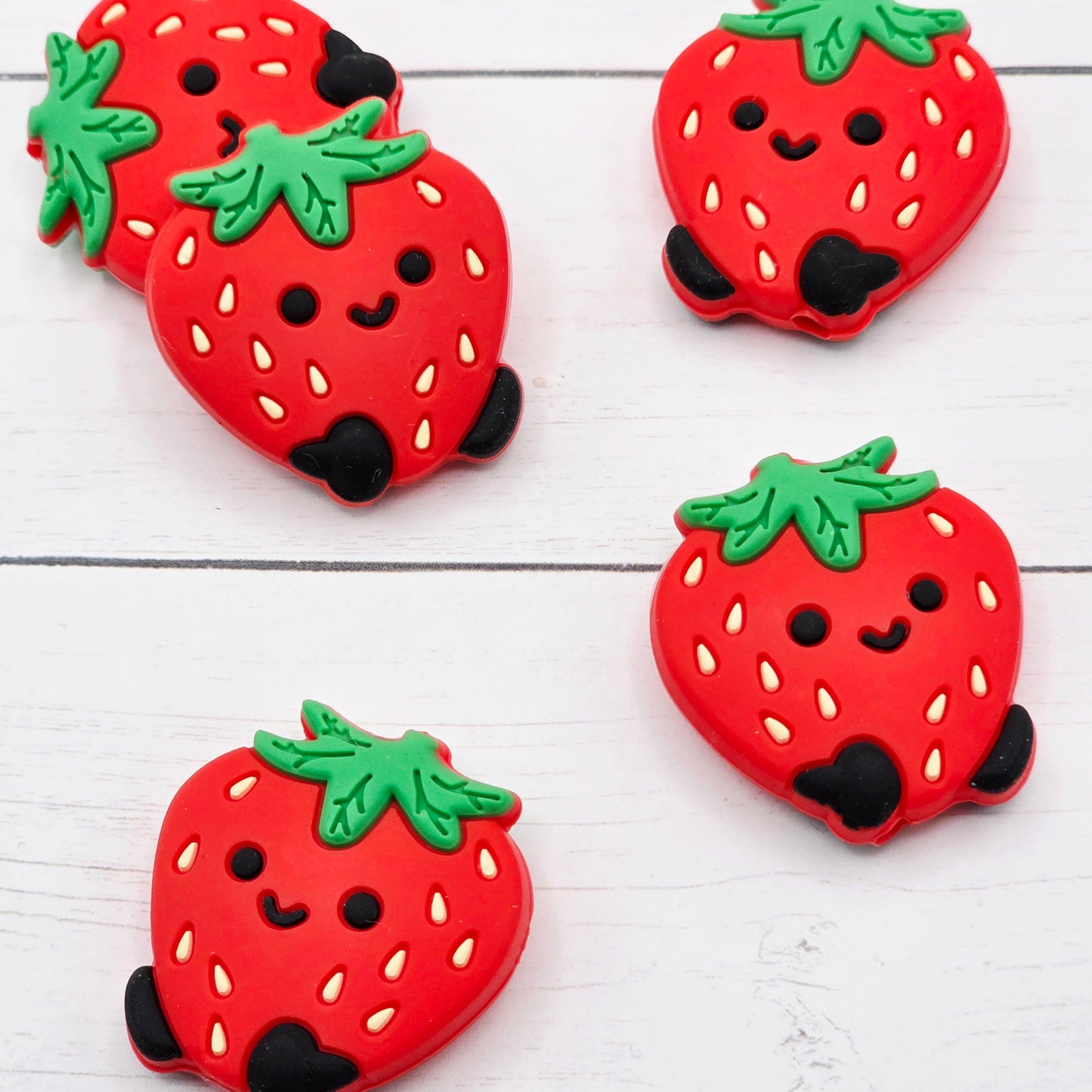 Strawberry Focal Beads