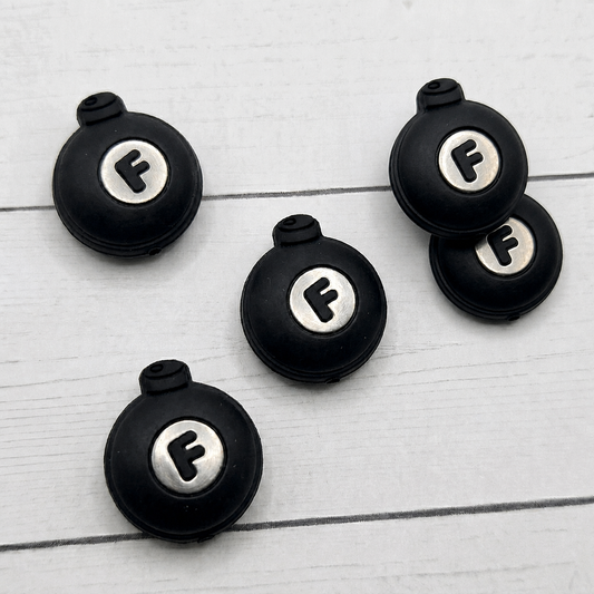 Black F Bomb Bead