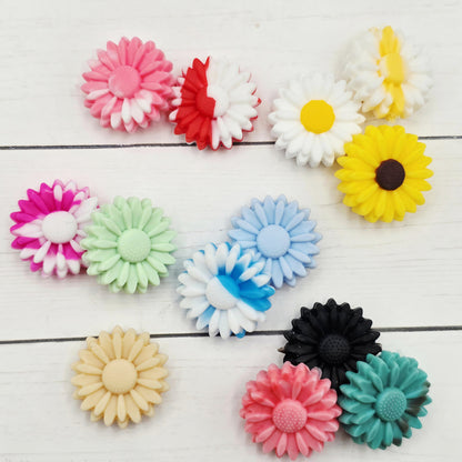 22mm Daisy Flower Beads