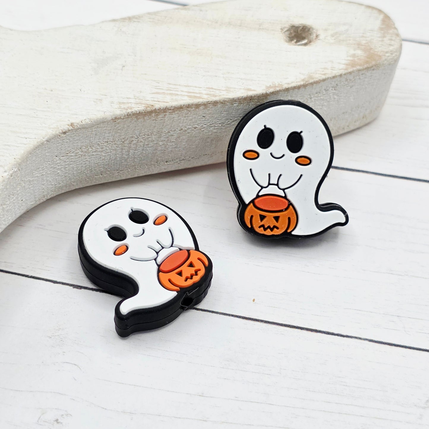 Trick or Treat Ghost Beads
