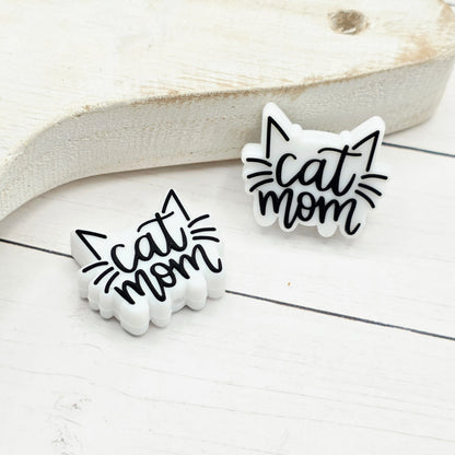 Cat Mom Focal Bead