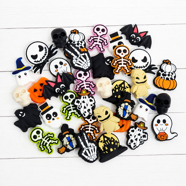 Halloween Silicone Focal Bead Mix