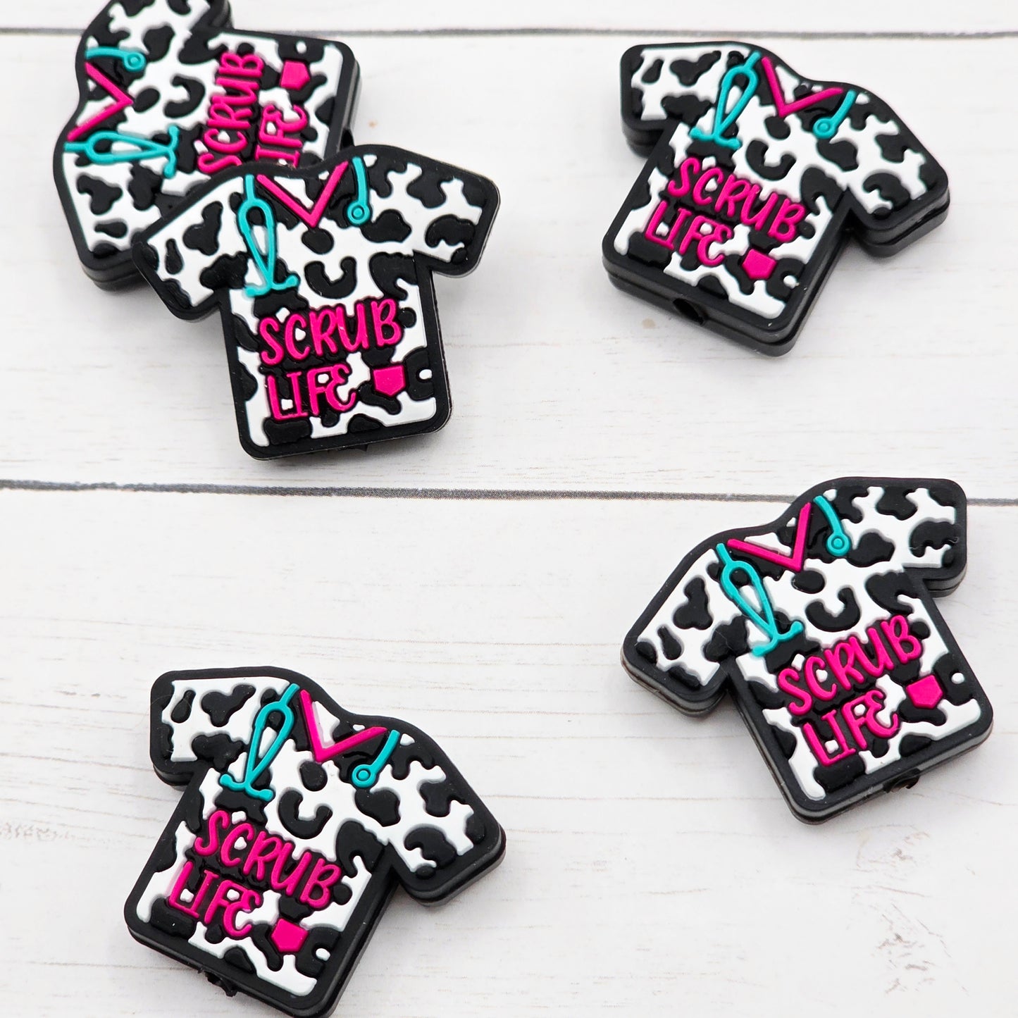 Scrub Life Focal Beads