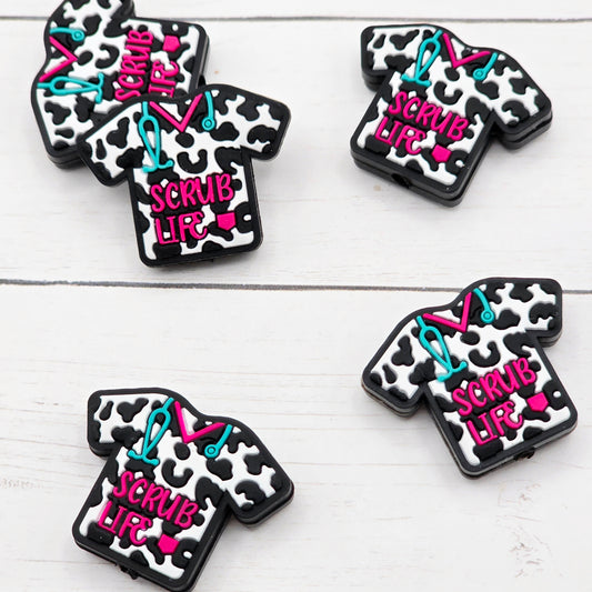 Scrub Life Focal Beads
