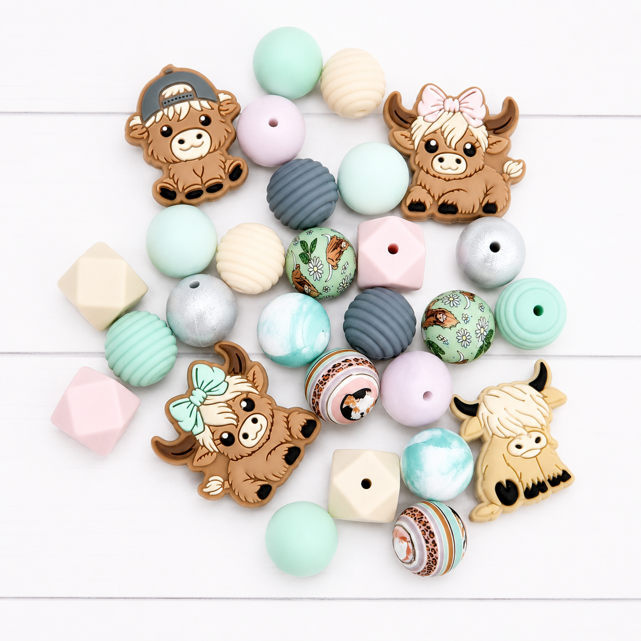 Country Silicone Bead Mix