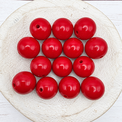 20mm Solid Color Beads