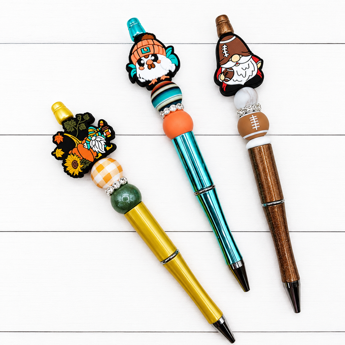 Flavors of Fall Beaded Pen Set of 3