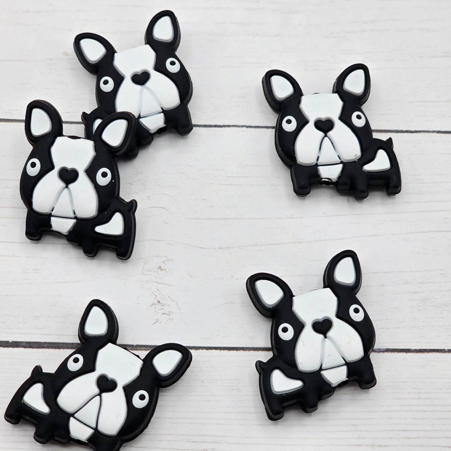 Boston Terrier Bulldog Beads