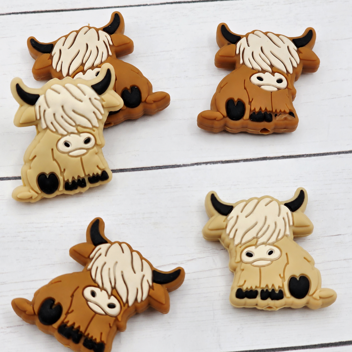 Highland Cow Focal Beads