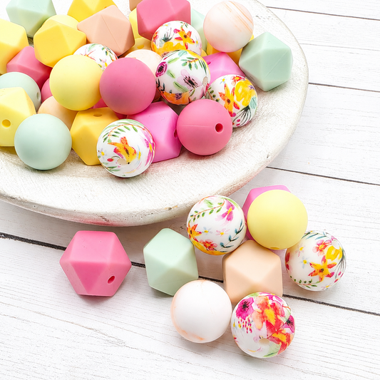 Blossom Silicone Bead Mix
