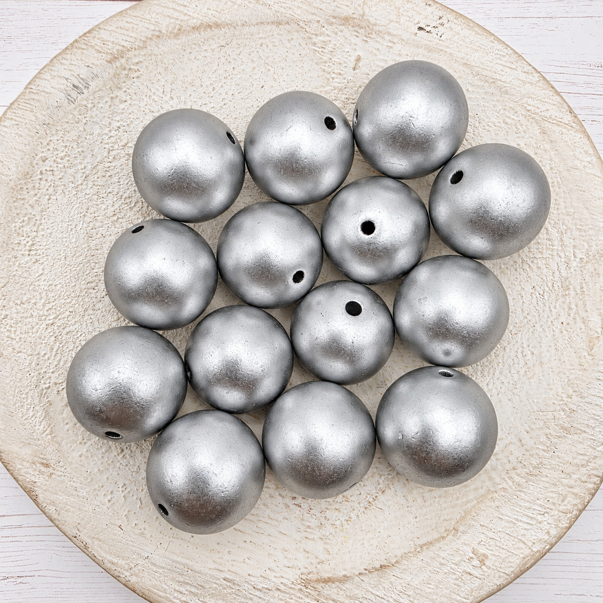 20mm Solid Color Beads