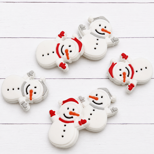 Snowman Focal Beads