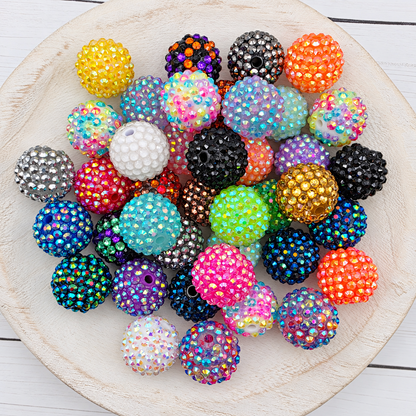 20mm Rhinestone Beads