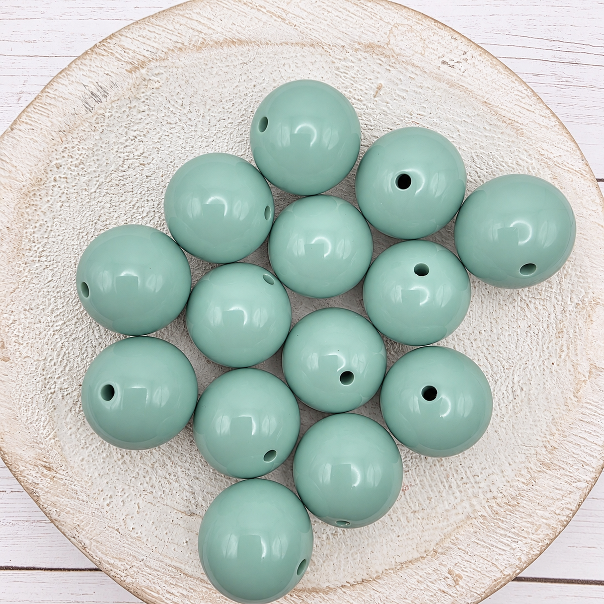 20mm Solid Color Beads