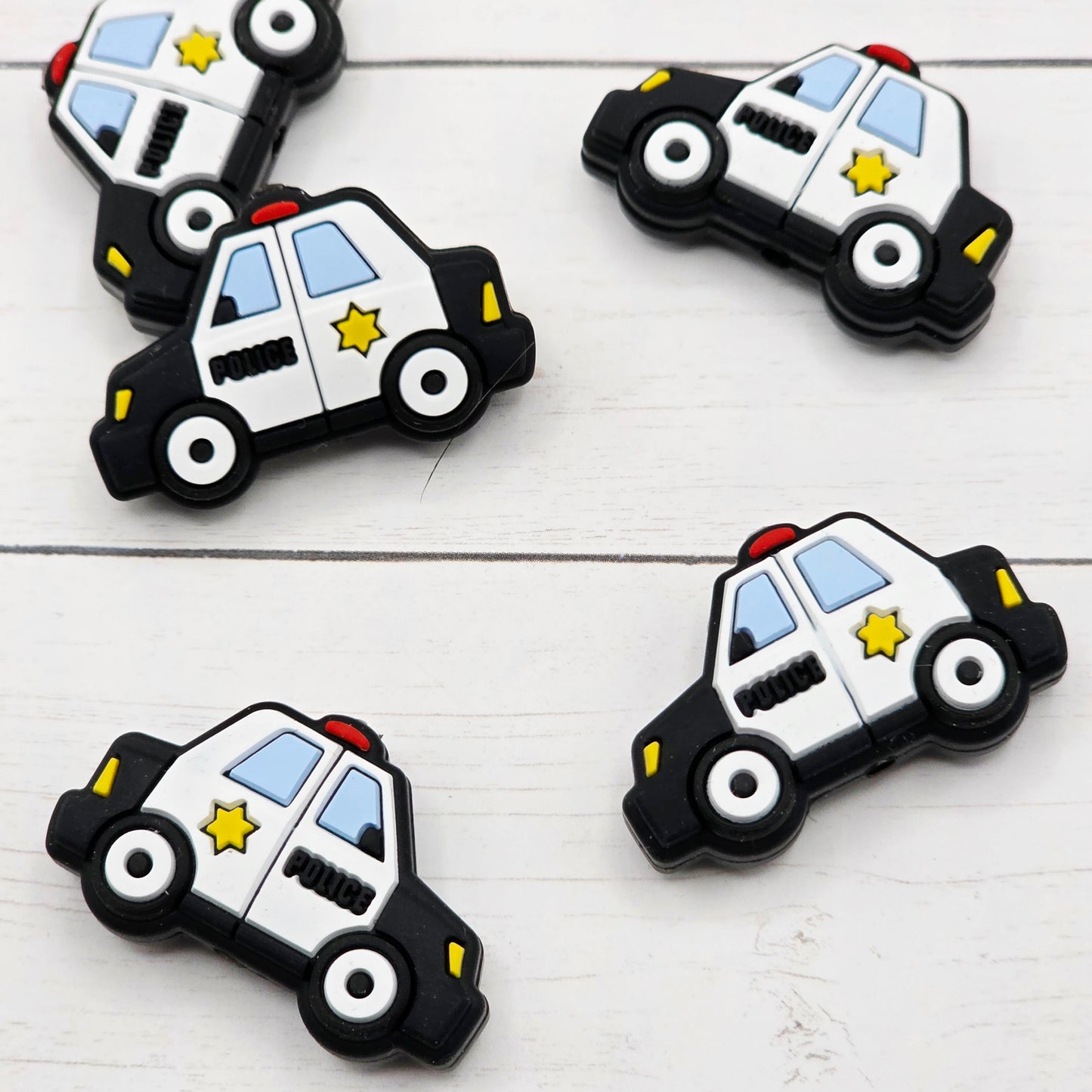 Police Car Focal Bead