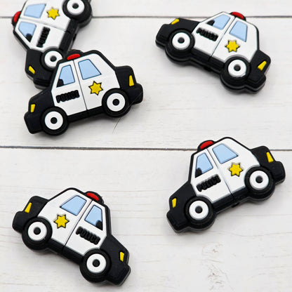 Police Car Focal Bead