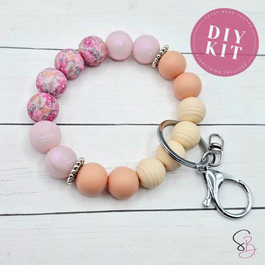Pink Petal Wristlet DIY Kit