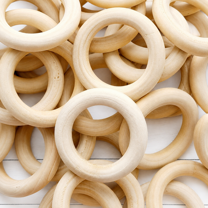 Macrame Wooden Rings 55mm