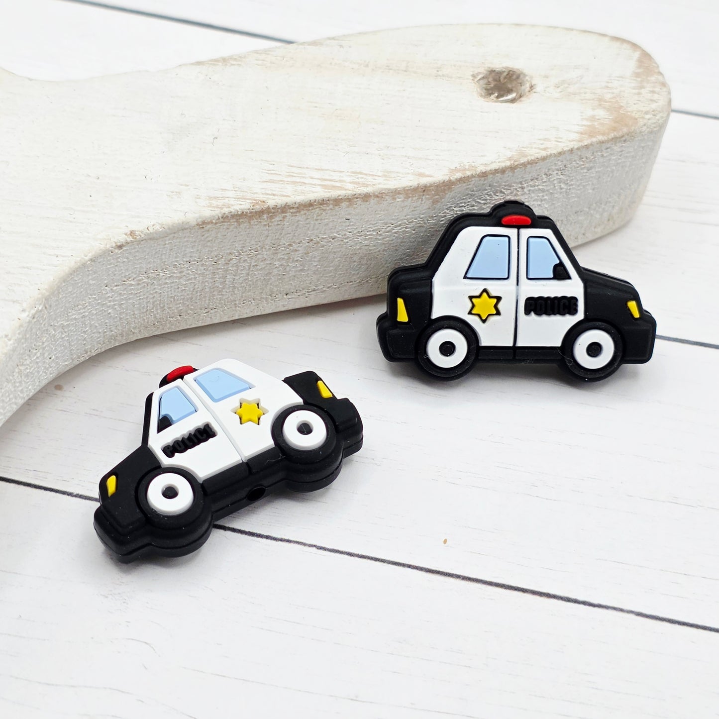 Police Car Focal Bead