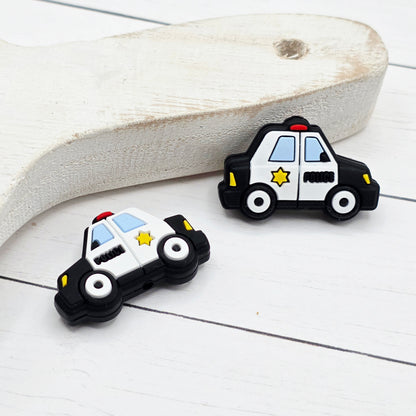 Police Car Focal Bead