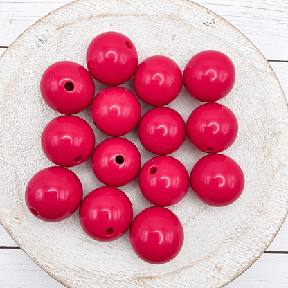20mm Solid Color Beads