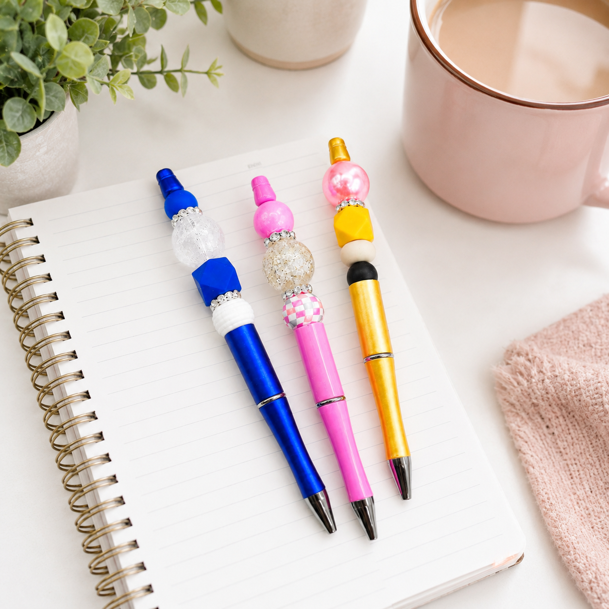 The Essentials Beaded Pen Set of 3
