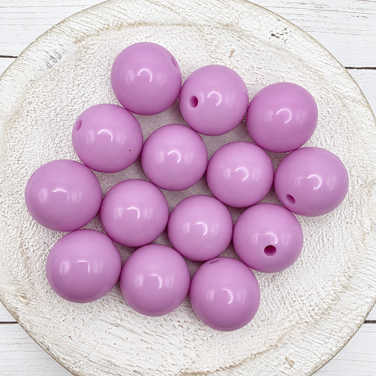 20mm Solid Color Beads