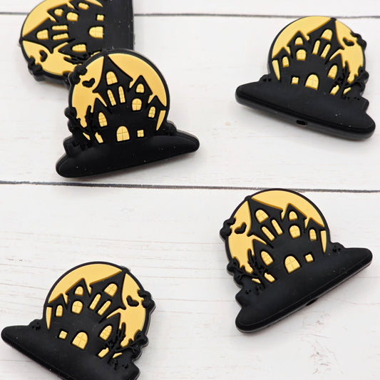 Haunted House Focal Beads