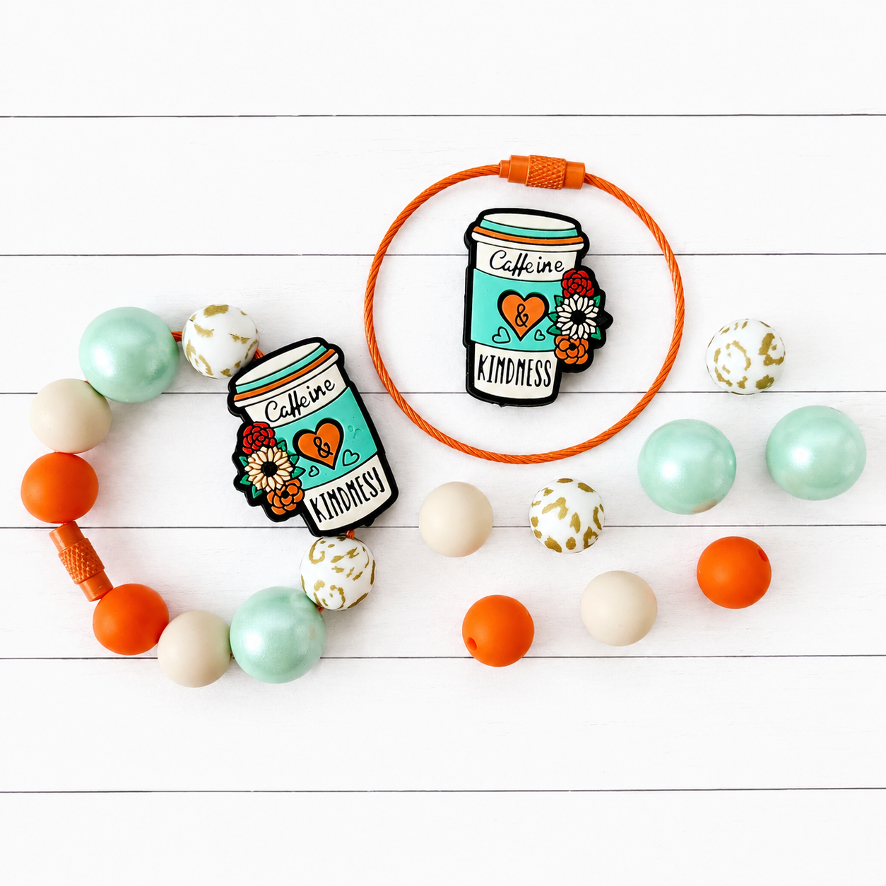 Caffeine with Some Kindness Tumbler Charm Kit
