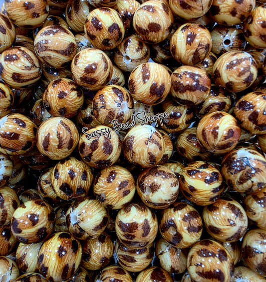 20MM Cheetah Beads