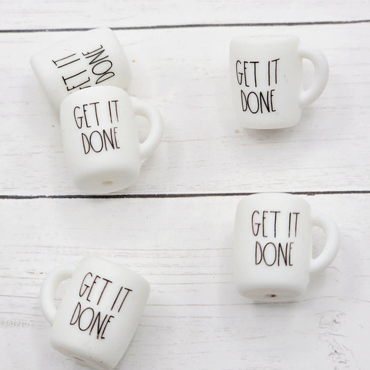 Get It Done Coffee Mug Beads