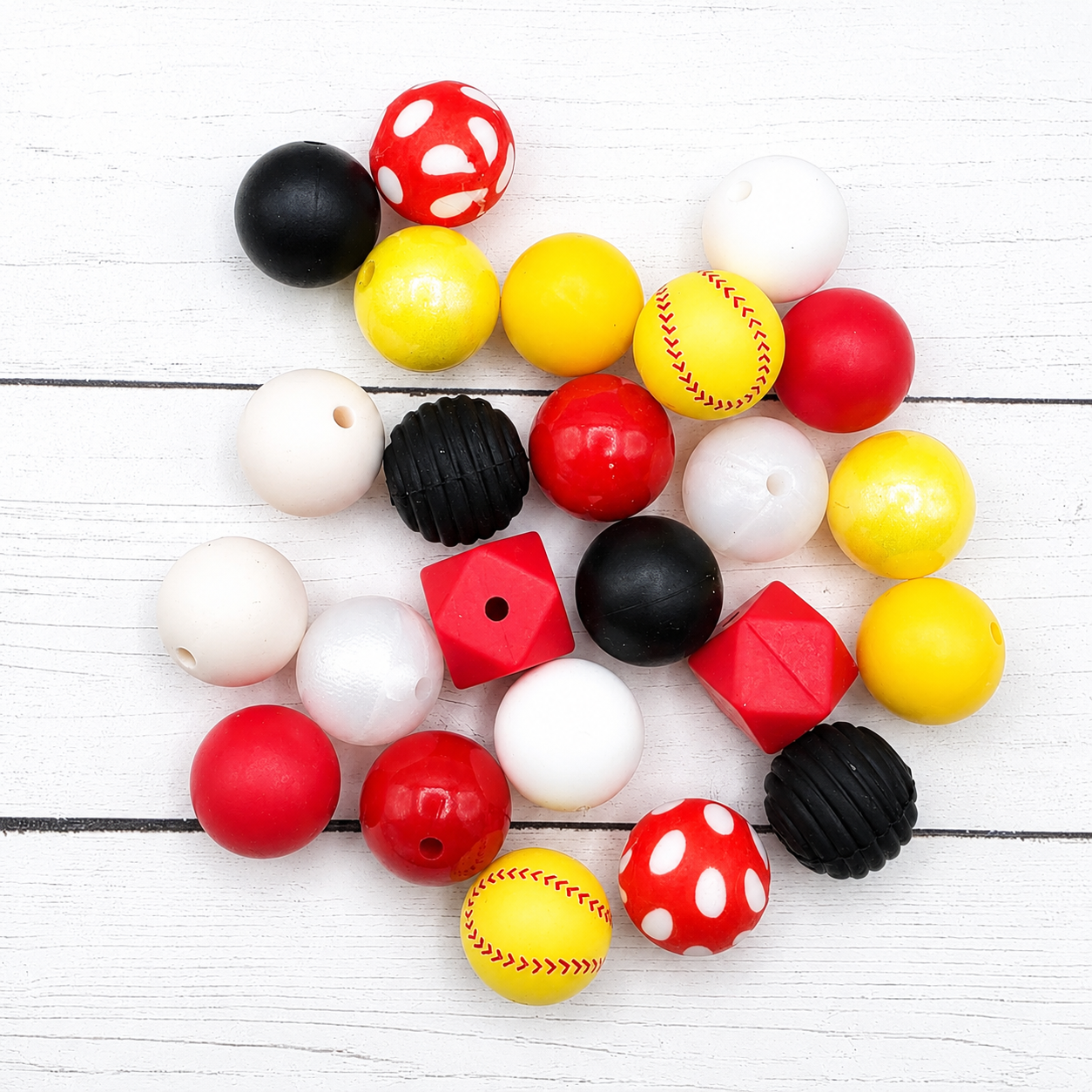 Softball Life Silicone Bead Mix