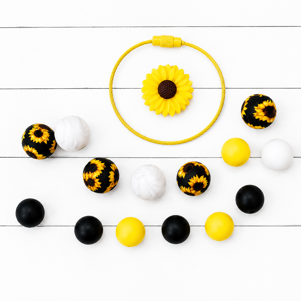 Sunflower Days Tumbler Charm Kit