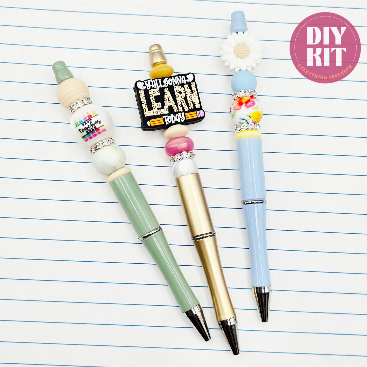 Teacher Beadable Pen DIY Kit