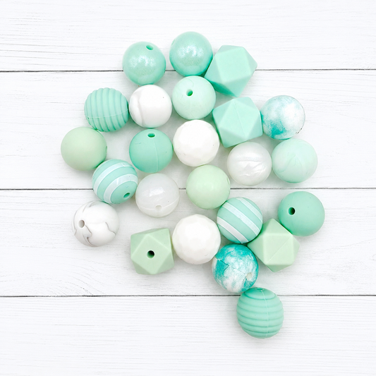Mint Madness Silicone Bead Mix
