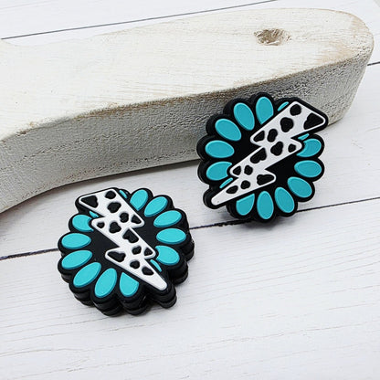 Lightning Gem Focal Beads
