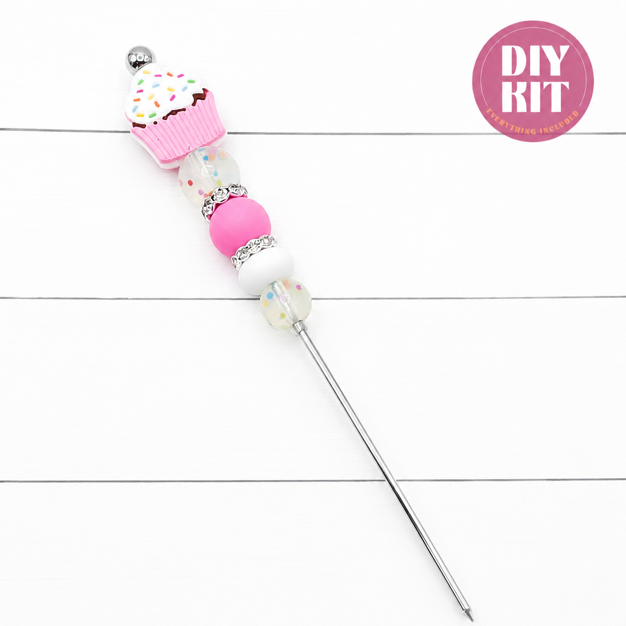 Sweet Pink Cupcake Cookie Scribe DIY Kit