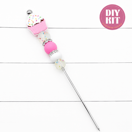 Sweet Pink Cupcake Cookie Scribe DIY Kit