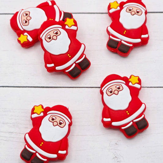 Santa with Star Focal Bead