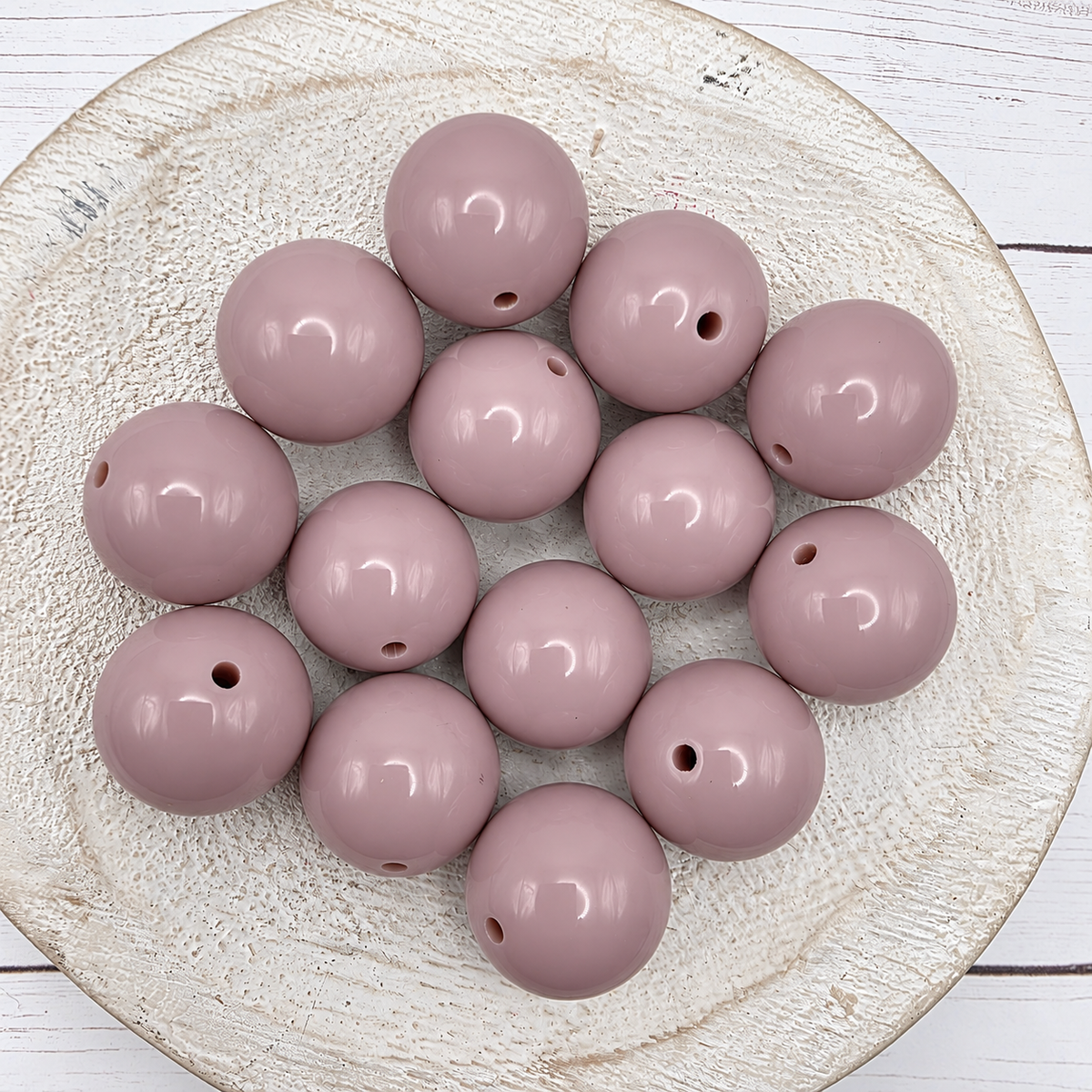 20mm Solid Color Beads