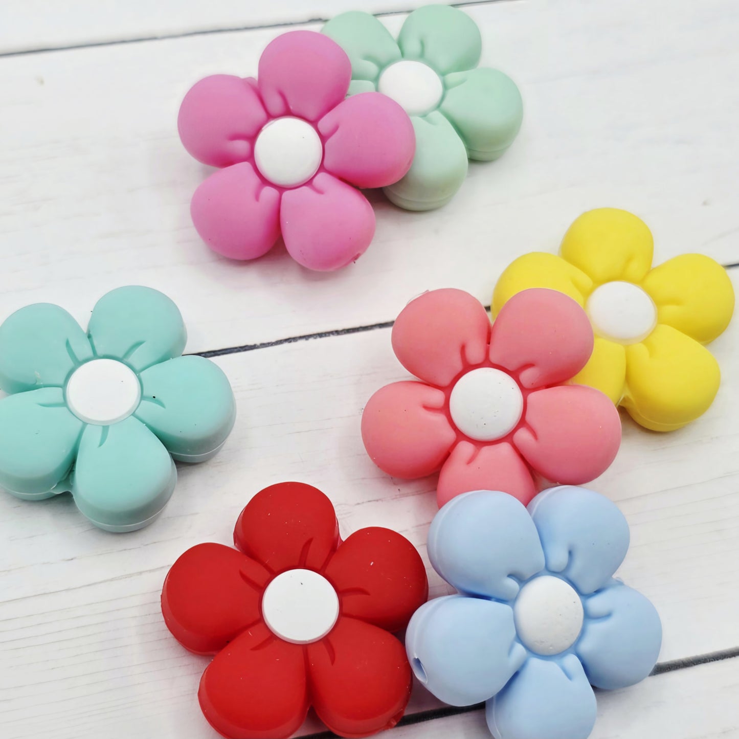 Flower Daisy Focal Beads