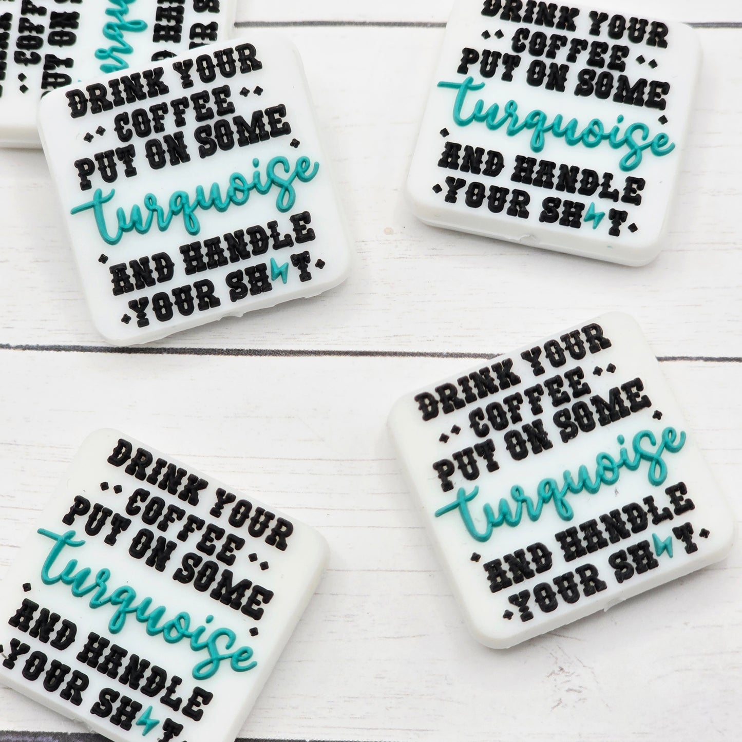 Drink Your Coffee Focal Beads