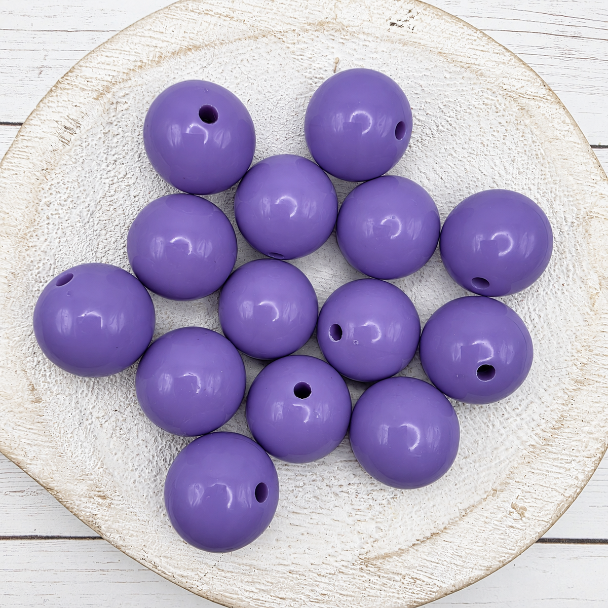20mm Solid Color Beads