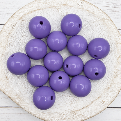 20mm Solid Color Beads