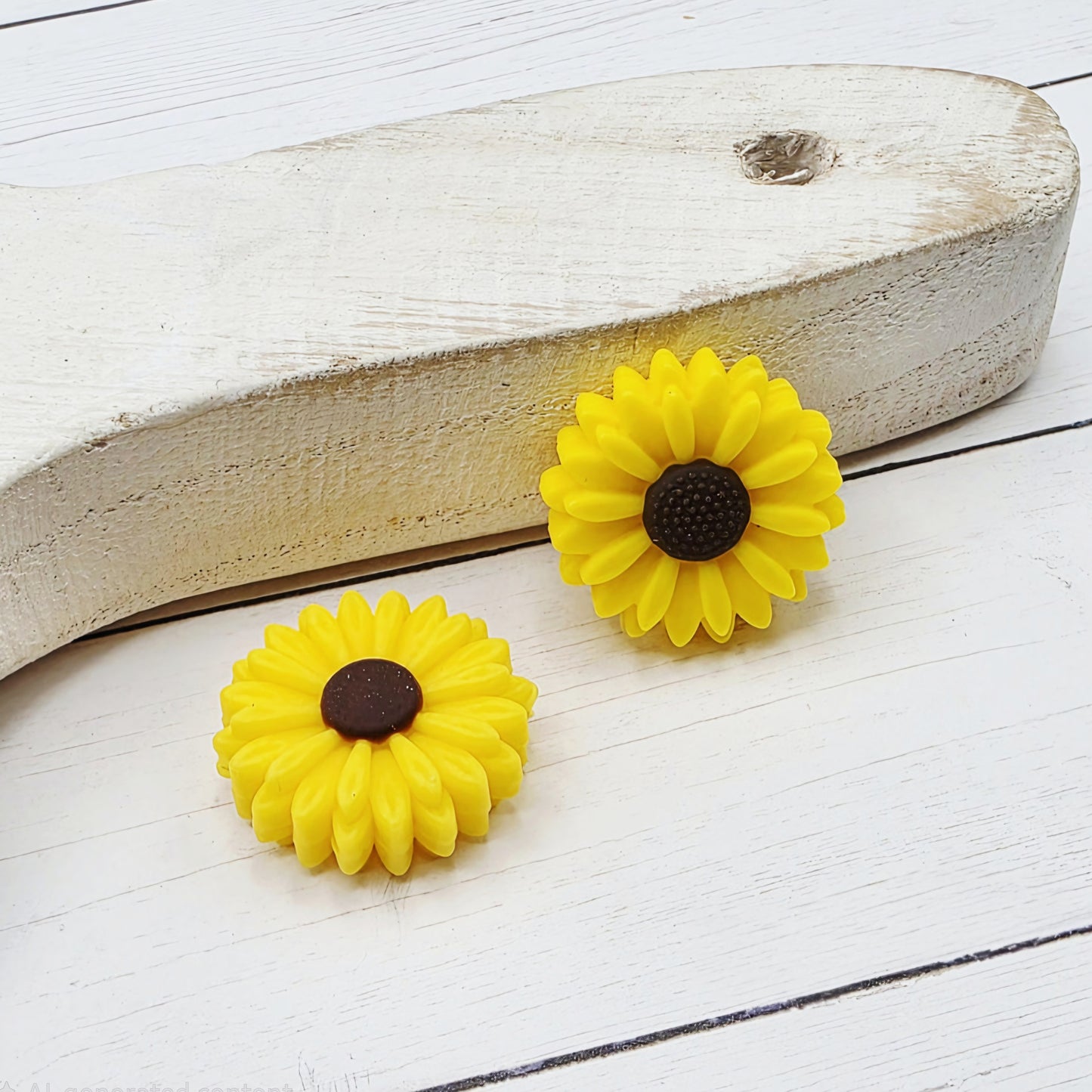 22mm Daisy Flower Beads