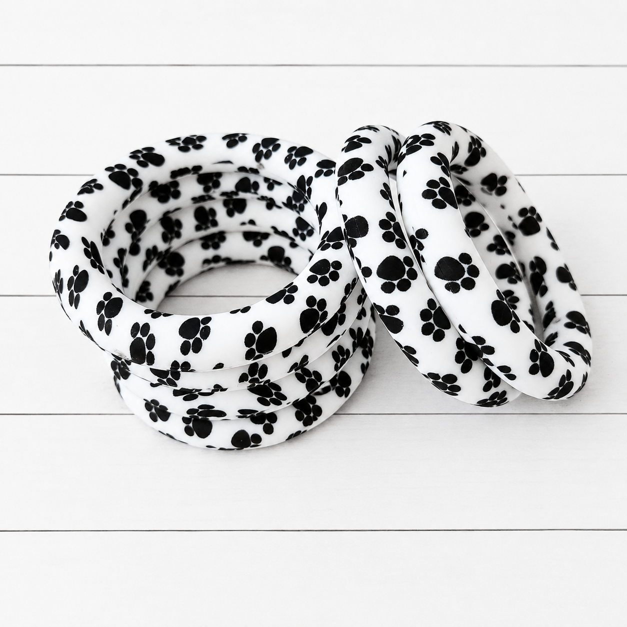 65mm Paw Print Silicone Ring