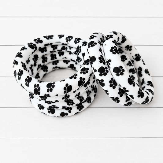 65mm Paw Print Silicone Ring