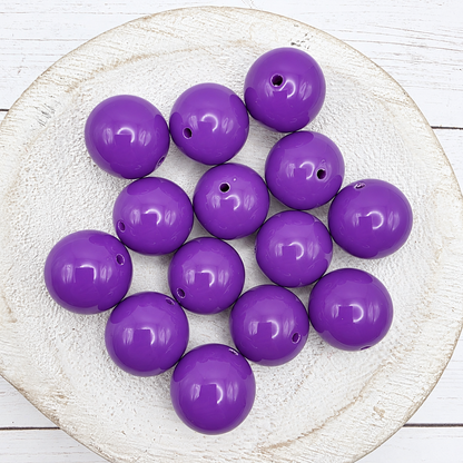 20mm Solid Color Beads